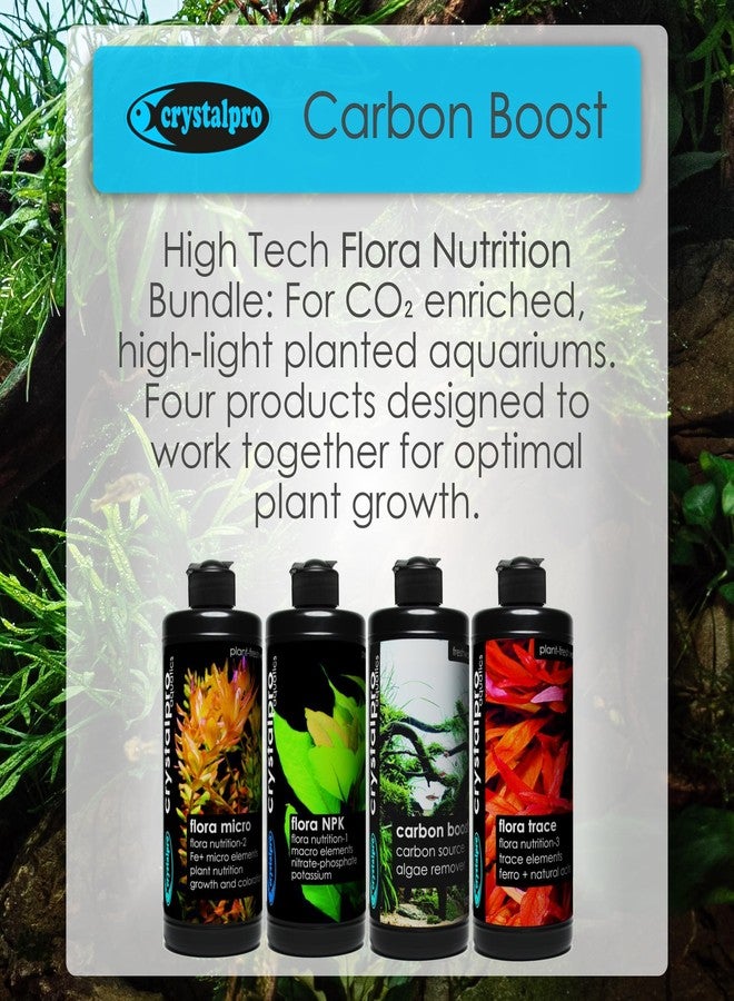 crystalpro Carbon Boost - Liquid Carbon Source for Aquarium Plants - CO2 Alternative for Faster Growth in Freshwater Tanks - Part of The Flora Nutrition Series - 4.2 fl oz - Image 5